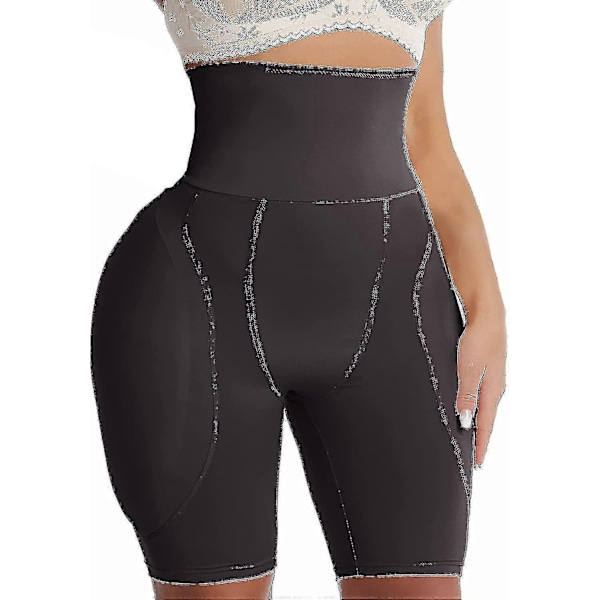 Höftkuddar för Kvinnor Shapewear Höftförstärkare Formande Underkläder Vadderade Rumppads Höftdoppskuddar - Perfekt Black Medium