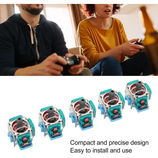3D Analog Stick för byte av PS5-spelkontroller, 5-pack - Perfet