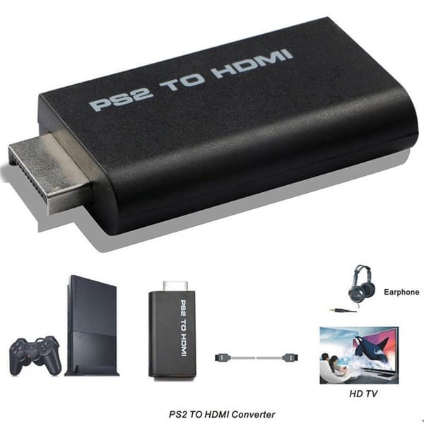 HDV-G300 PS2 til HDMI 480i/480p/576i o Videokonverter Adapter - Perfekt