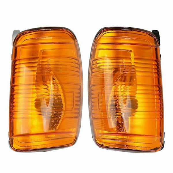 Ny Dörrspegel Blinkersglas Kåpa Vänster/Höger Passagerarsida Passar Ford Transit MK8-Perfekt amber left&right