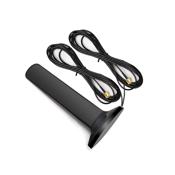 Gsm 4g 5g Antenne 600-6000mhz 12dbi Høj Forstærkning Omni Magnetisk Base Antenne Sma Han Ts9 Crc9 Kompatibel med Zte Cpe Huawei Wifi Router Modem-Perfet Ts9-3m cable