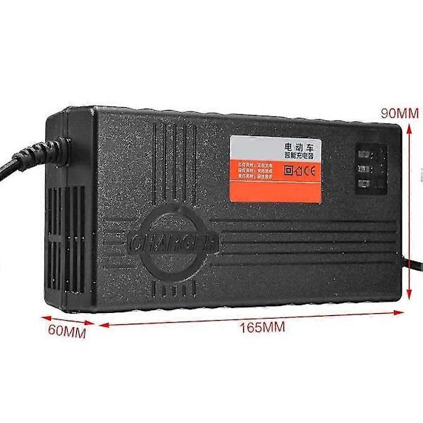 60V 20Ah Motorcykel Batteriladdare 6 LED-Display för Scooter Hjul Bly-Syra Batteri Elektrisk Cykel - Perfekt