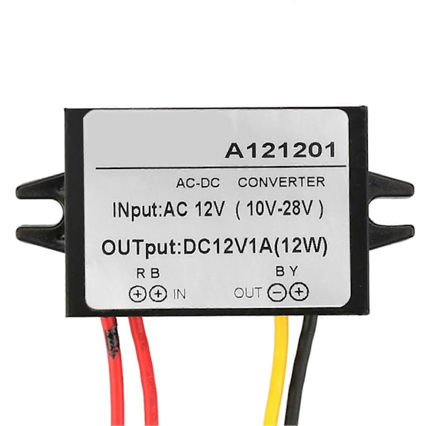 AC 10-28V til DC 12V Buck Converter AC DC Nedtrappingsstrømforsyningsmodul (1A)-Perfet