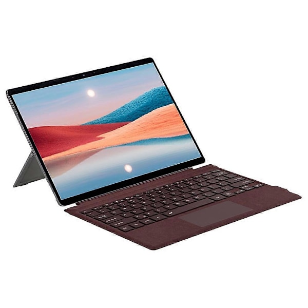 Kompatibel med Microsoft Surface Pro 7+/7/6/5/4/3 baggrundsbelyst Bluetooth-tastatur med touchpad - Perfekt Style C