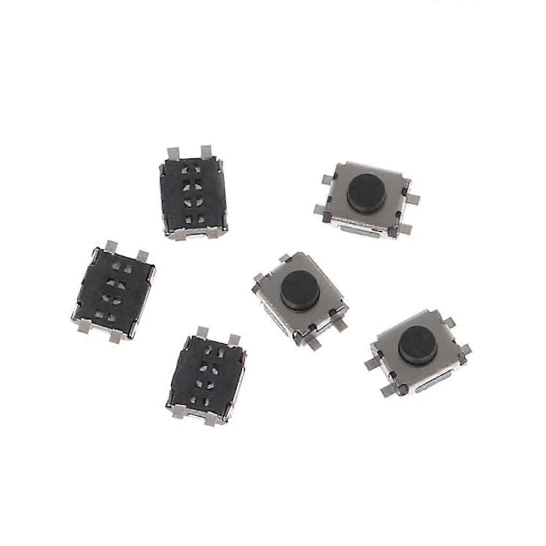 100 st 3x4x2mm 4-pins SMD Mikro Momentan Knappbrytare - Perfekt