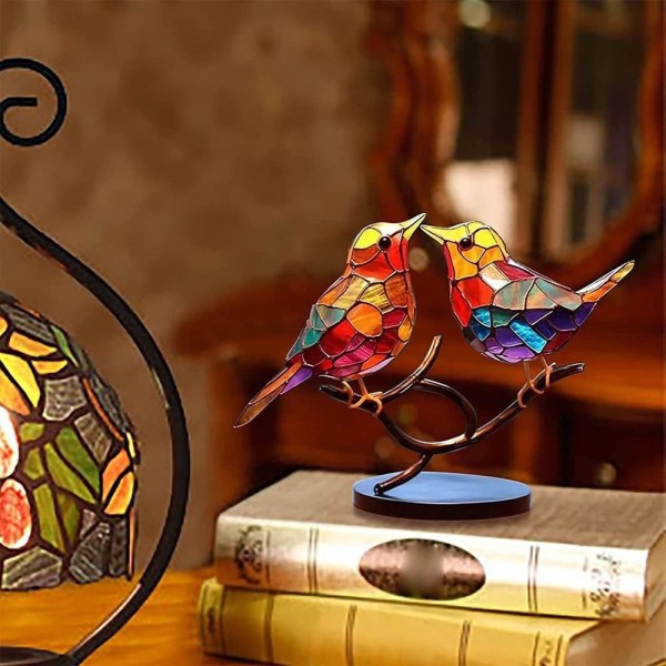 Farverige fugle ornament Fuglefigur 5 5- Perfet 5