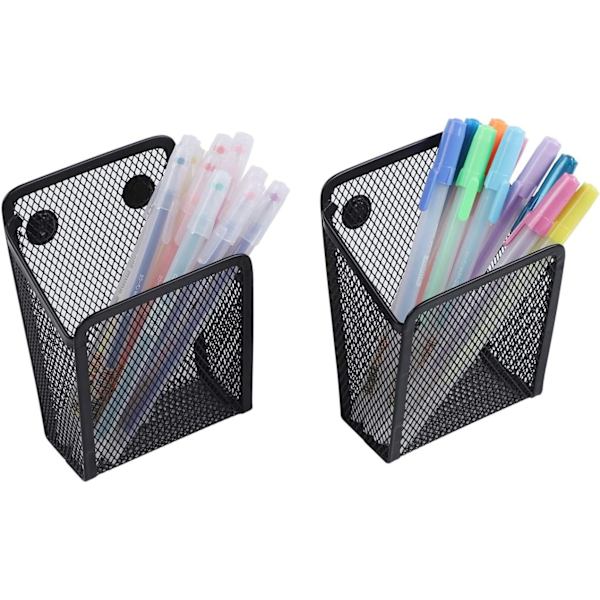 2-pakkainen magneettinen kynäpidike, mesh organizer - täydellinen