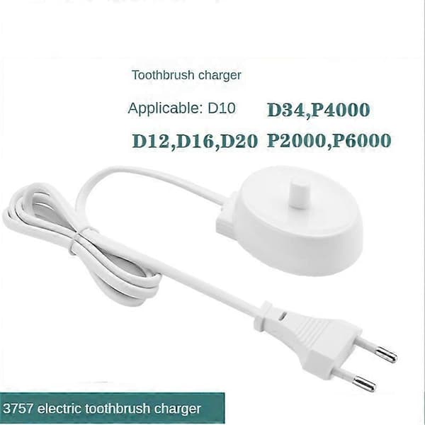 Elektrisk tannbørste lader 3757 for Oralb D17 OC18 EU-plugg - Perfekt
