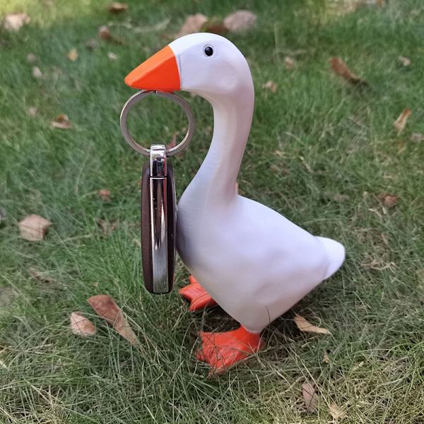 Magnetic Key Ring Holder Duck Key e Goose Storage Heminredning - Perfet Orange