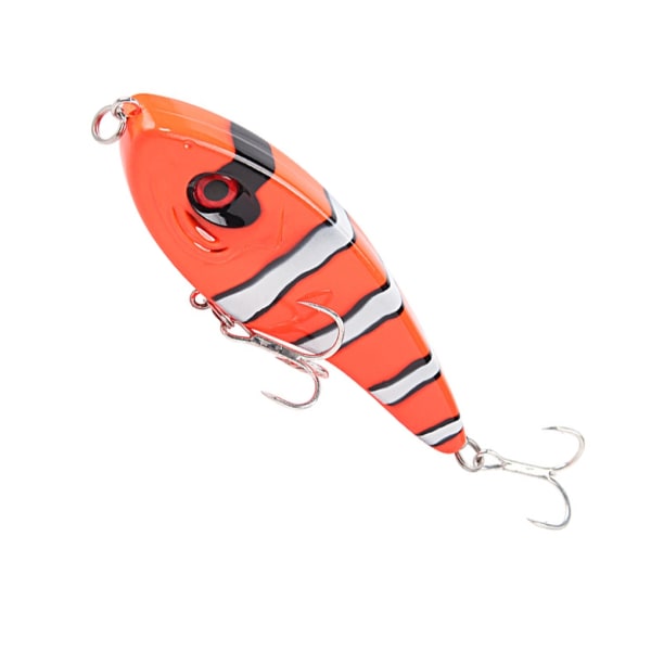 Big Fish Bait Fishing Lure 18cm 55g Crankbait Tackle Saltvatten - Perfet Black stripe orange