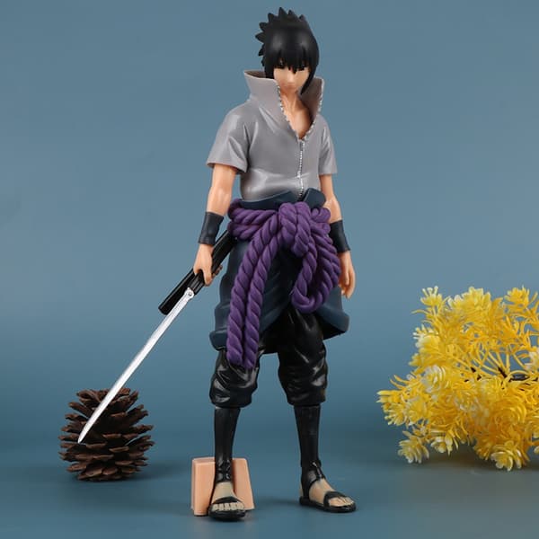Anime Naruto Figur Modell Sasuke Action Figur Dekoration Staty C - Perfekt