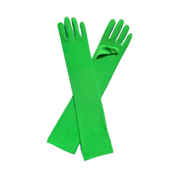 Långa Spandex Opera Handskar för Vuxna som Sträcker sig Över Armbågen - Perfekt GN