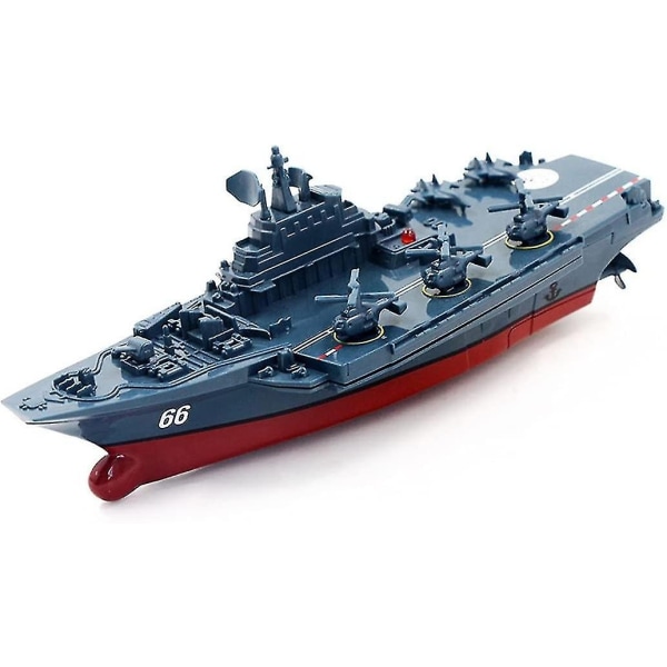 Aoopoo Remote Control Warship Navy Battleship Rc Aircraft Carrier Military Ship Boat Model Speedboat Water Lelut (lentokone - Perfet Aircraft Carrier - Blue