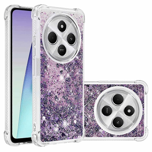 Yhteensopiva Xiaomi Redmi 14C 4G puhelinkuoren kanssa - Perfet Dark Purple/Hearts