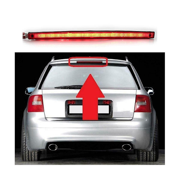 4B9945097A Högt bromsljus Anti-Tailgating Varningsljus Bromsljus Bil för A6 Touring 98-05-Perfet 0 0