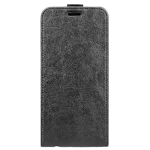 Kompatibel med R64 Textur Vertikal Flip Läder Telefonfodral-Perfet Black For Samsung Galaxy A16 5G