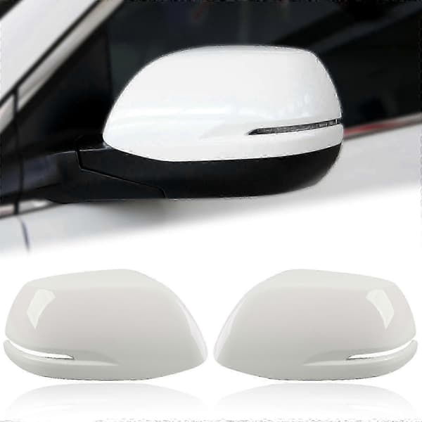 Sort spejldæksel Kompatibel med Honda CRV CR-V 2012-2022 auto dele - Perfekt White Left