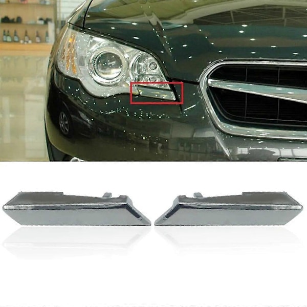 Kompatibel med Subaru Legacy Outback 2003 2004 2005 2006 2007 2008 2009 Bil Strålkastarspolare Munstycks Lock Kåpa 86636AG260 86636AG250-Perfekt Left side LH