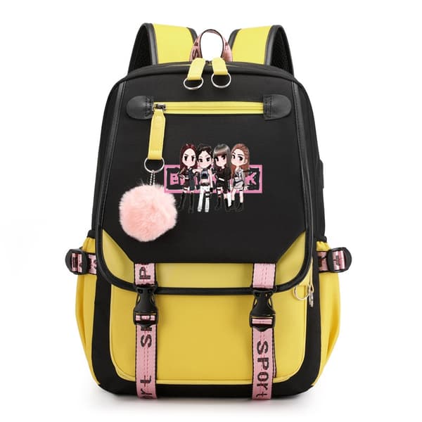 BLACKPINK Reppu - Täydellinen black and yellow dancing