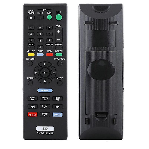 Universal RMT-B115A fjernbetjening Sony Blu-ray-afspiller - perfekt black one size