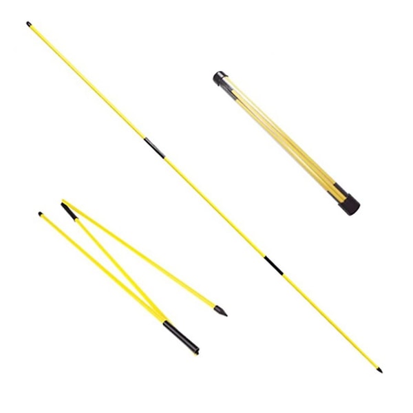 Golf Alignment Sticks Training Aid 2-Pack, 3-sektion 48" Golf Swing Trainers Foldbare Practice Sticks Targeting Sticks - Perfet
