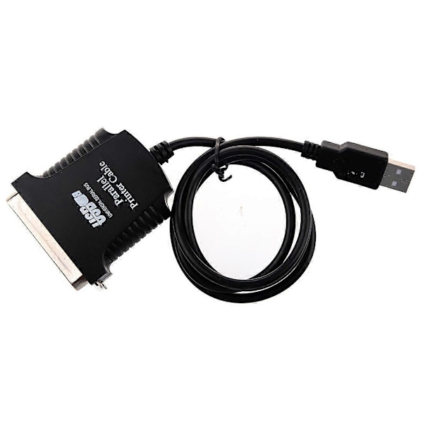 USB skriver parallellport 36-pin hann konverteringskabel Svart-Perfet