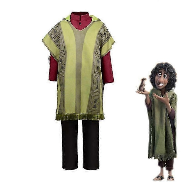 Bruno Madrigal Cosplay Halloween-asu Karnevaali Juhlapukeutuminen Aikuisten - Perfet 150