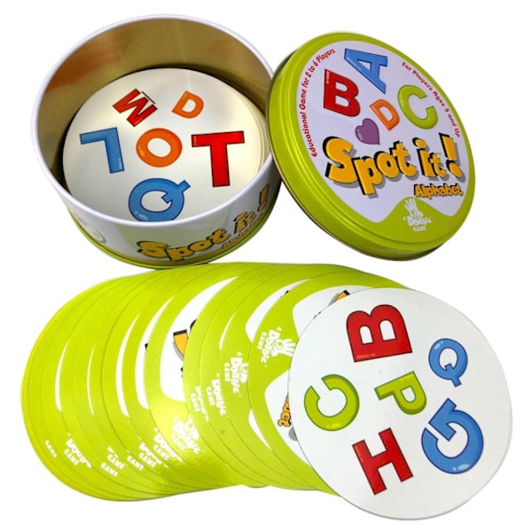 spot it klassisk spilkort - Perfet Alphabet