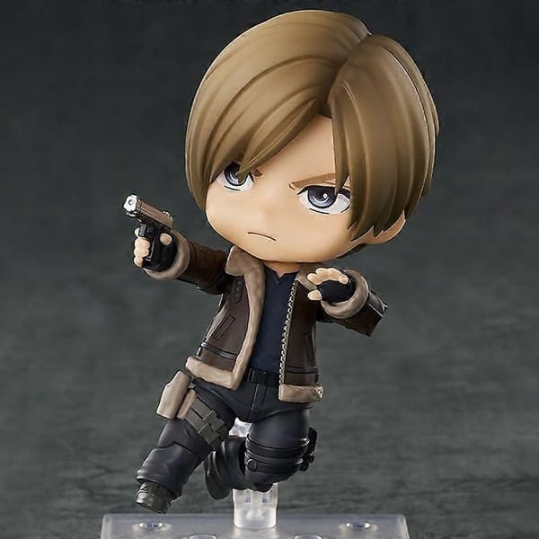 Resident Evil 4 Leon S. Kennedy Q Versjon Action Figur Anime PVC Modell - Perfekt