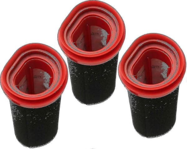3-pack 25,2 V/21,6 V filter för Bosch Flexxo Serie 4 sladdlös dammsugare Bbh32101 Etc, ersätter-Perfet