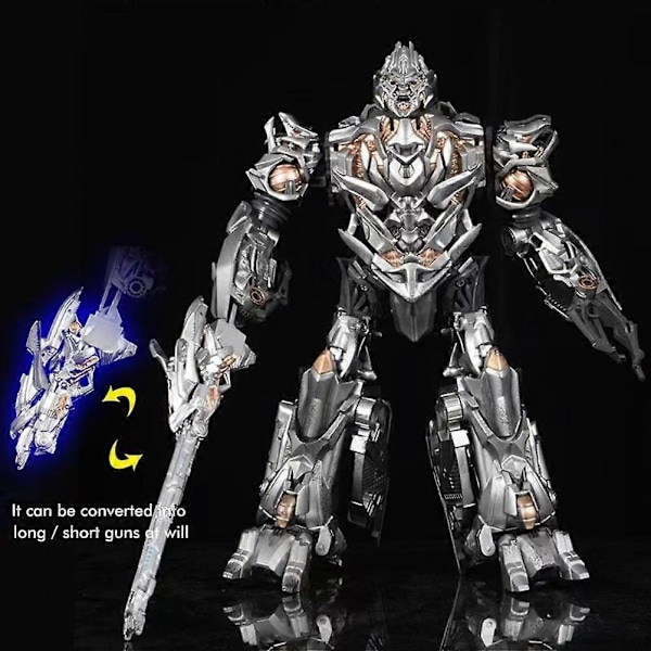 Megatron TW-1023 Transformerbil Robotleksak Bärbar Transformerbilmodell Barnleksak Legering Transformerleksak Barnpresent - Perfekt