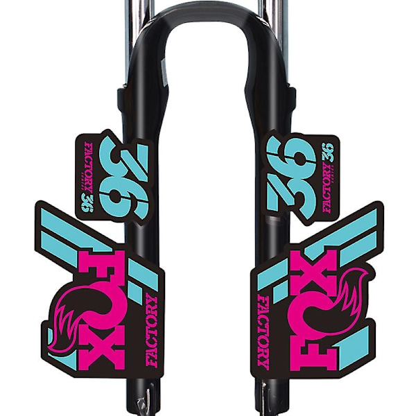 Otwoo 2018-2020 Float 36 Mountain Bike Fork Stickers Mtb Speed Down Mountain 36 Latest Front Fork Decals-Perfet Magta turquoise