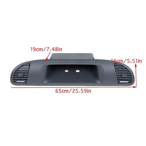 Dashboard Housing Panel Cover+Hylle Passasjerrom med Luftventiler Kompatibel med Sprinter 1999-2006-Perfekt