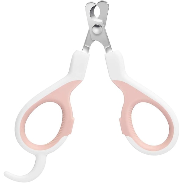 Nagelklippare för husdjur - Nagelklippare för kanin, valp, kattunge, marsvin, liten hund - skarp, säker, anti-scratch (rosa) - perfekt