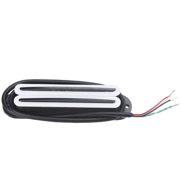 11K humbucker pickupper, keramiske magneter, ABS-materiale, tilbehør til elektrisk guitar, hvid/sort