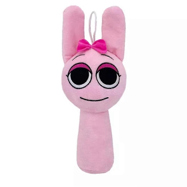 Sprunki Plyschleksak, Sprunki Play Plyschleksak, Wenda Sprunki, Grå Sprunki, för Vuxna och Barn - Perfekt pink