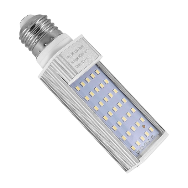 Fishpod Hvidt Planteakvarium 7W Vækstlys LED Tank Fisk Koralpære E27 Lampe - Perfekt