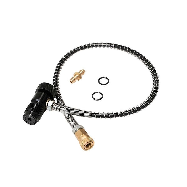 PCP Dyknings HPAT Ventil Fyllstation Påfyllningsadapter Toppspinnknapp G5/8 Han 300Bar Luft Inf-Perfet