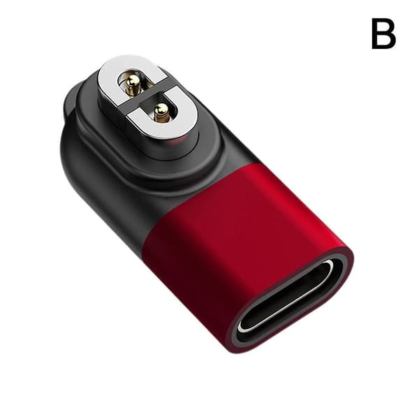 Magnetisk USB C-adapterlader Type C-ladeadapter for Shokz OpenRun Air-WELLNGS color:Red