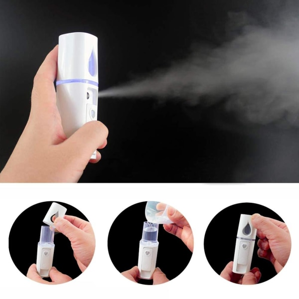 Ansigtsspray nano mist sprayer - Perfet white