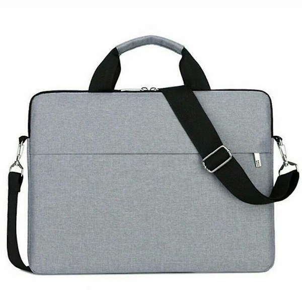 13-15,6 Tums Laptopväska Personlig Dator Vattentät Bärbar Notebook Tablet Bokväska - Perfekt Grey 15.6 inches