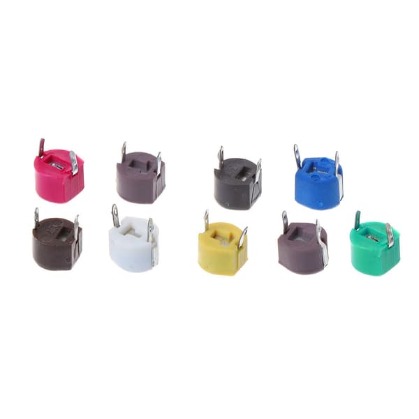 45 stk. 9 værdi trimmer kondensator kit Assorterede justerbare variable kondensatorer