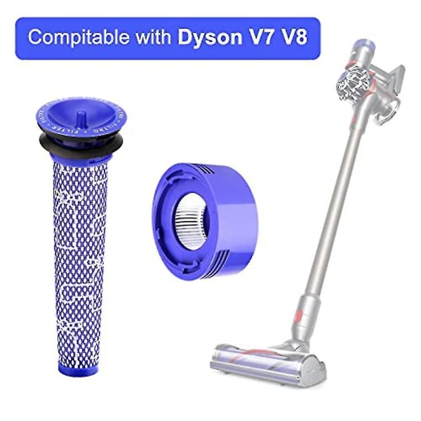 4 pack suodattimet Dyson V7, V8 Animal ja V8 Absolute Hepa Filters-Perfet