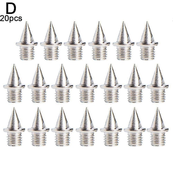 Udskiftnings pigge til løbesko 20 x pyramide pigge - Perfekt Needle spikes