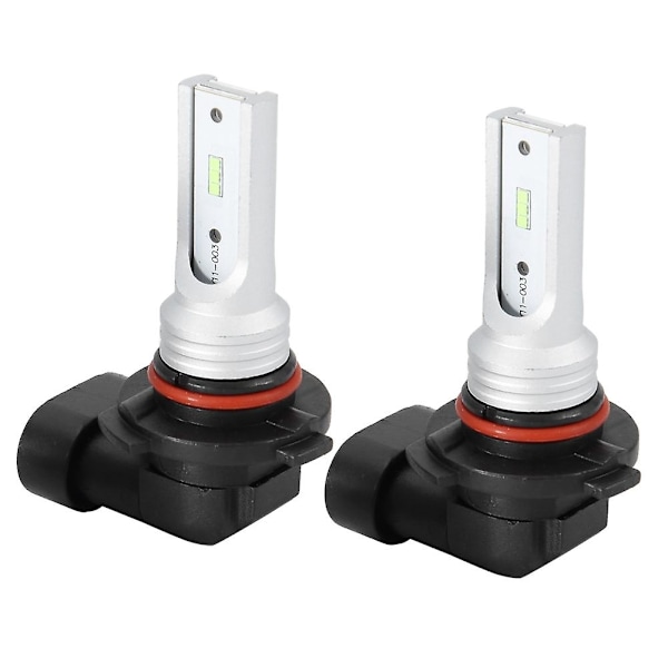 2 stk. 9005 HB3 72W 8000K Isblå LED Bil Lampe Front Tåkelys Pære med Dekoder DC 12V-24V-Perfekt