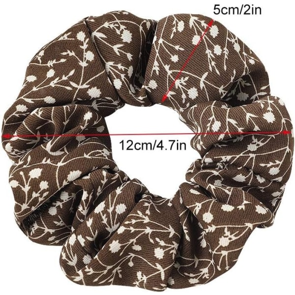 5 st Hair Scrunchies Elastiskt hårrep - Perfet