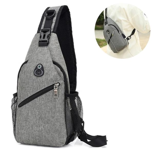 Sling Bag, Bröstväska för män Axelväskor Crossbody Sling Ryggsäck - Perfekt