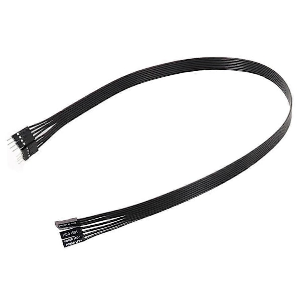 Moderkort Strøm LED + PLED + Nulstil SW Kabel 2-polet Kontakt Han til Hun Forlængerkabel - Perfekt 30CM