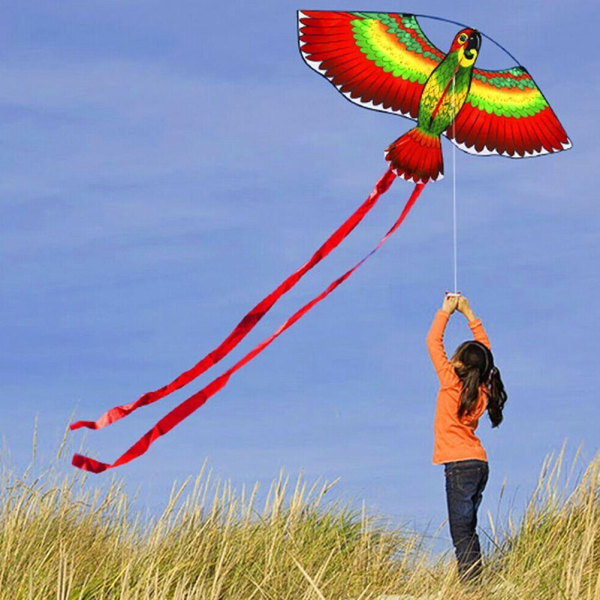 Flying Kite String Drake Med Plasthandtag - Perfet