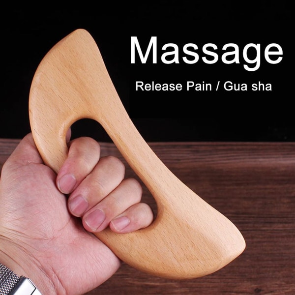 Træterapibog Gua sha massageværktøj - Perfet